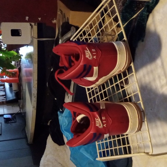 Nike Air Force 1 High 07 Gym Red White Perforated Men’s Size 13 *no laces includ - Picture 4 of 8